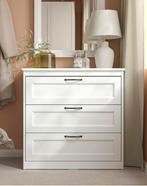 Commode blanche 3 tiroirs, Enlèvement, Comme neuf