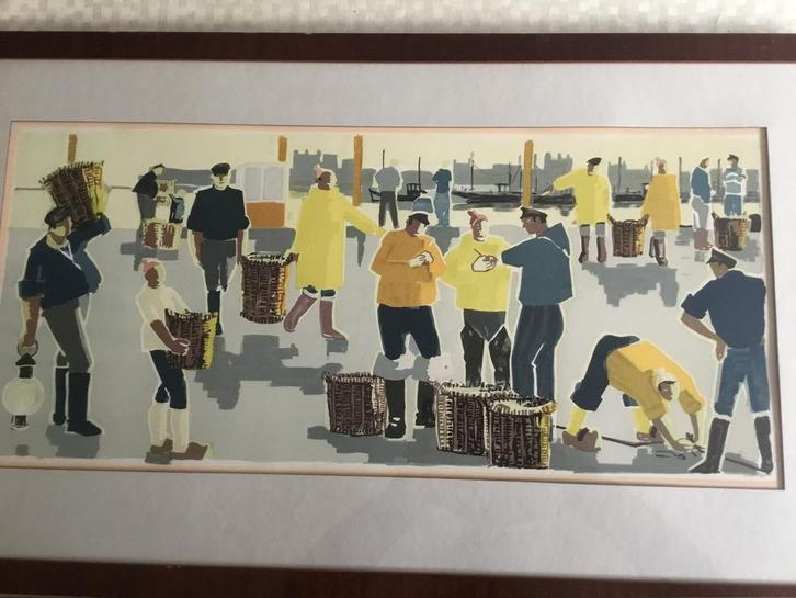 Paul G Klein °Longwy 1909+Arles 1994- Litho 2/150-afm: 97x57, Antiek en Kunst, Kunst | Litho's en Zeefdrukken, Ophalen