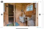 Finse blokhut sauna 3 x 4 m, Sport en Fitness, Sauna, Complete sauna, Gebruikt, Ophalen, Fins of Traditioneel