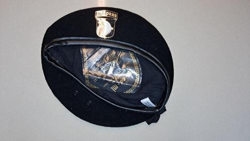 USA - BERET 101 AIRBORNE, Verzamelen, Militaria | Algemeen, Landmacht, Helm of Baret, Ophalen of Verzenden