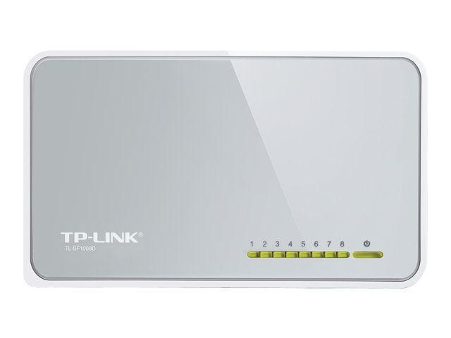 TP-LINK 10/100 Mbps 8-poorts desktopswitch, Computers en Software, Netwerk switches, Nieuw, Ophalen of Verzenden