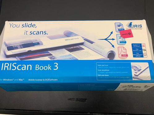 I.R.I.S. IRIScan Book 3, Computers en Software, Scanners, Nieuw, Mobiele scanner, Windows, Ophalen
