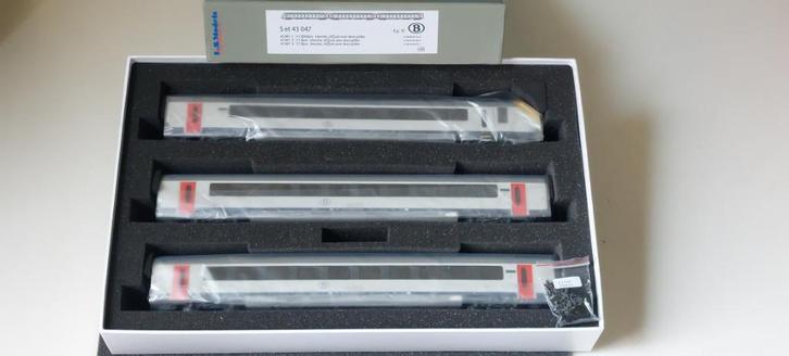 SNCB/NMBS LS MODELLEN SET 2X I11B+HO*DC N43047 DRIVER, Hobby en Vrije tijd, Modeltreinen | H0, Nieuw, Treinset, Gelijkstroom, Analoog