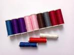 Lot de 12 bobines de fil à coudre 100 % polyester neuves, Ophalen of Verzenden, Nieuw, Garen of Naald(en)