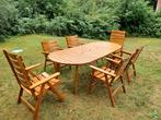 Vintage tuinset, Ophalen, 6 zitplaatsen, Zo goed als nieuw, Tuinset
