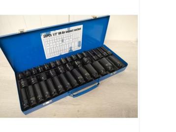 Metallo 38 delige krachtdoppenset , extra gehard. Nieuw!! beschikbaar voor biedingen