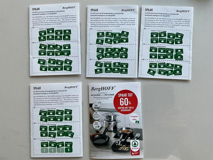 92 spaarzegels actie Spar Colruyt, Hobby en Vrije tijd, Spaarzegeltjes, Volle spaarkaart, Ophalen of Verzenden