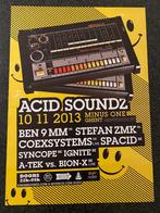 Poster Acid Soundz 2013 in Gent, Comme neuf, Enlèvement ou Envoi