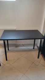 Bureau Table Noir 120cm x 70cm, Ophalen, Bureau
