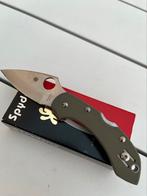 Zakmes Spyderco Dragonfly Foliage Green, Caravans en Kamperen, Kampeergereedschap, Nieuw