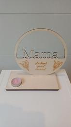 Bague en bois sur pied « Mama you are worth gold » neuve, Enlèvement ou Envoi, Comme neuf