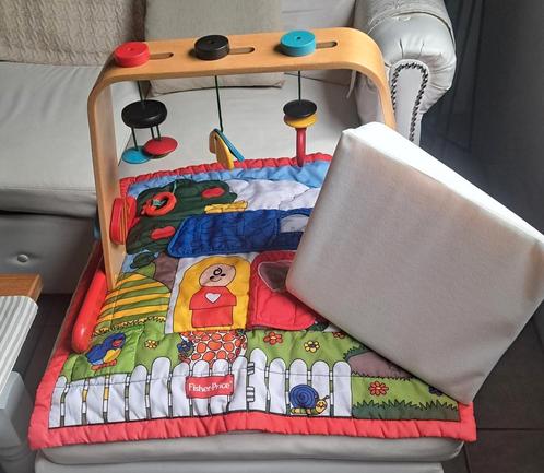 Portique, tapis et coussin incliné bébé, Enfants & Bébés, Jouets | Tables de jeux, Utilisé, Enlèvement