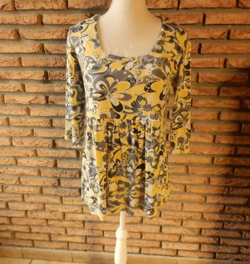 (131) - blouse femme t.40 jaune grise, Vêtements | Femmes, Blouses & Tuniques, Comme neuf, Taille 38/40 (M), Jaune, Enlèvement ou Envoi