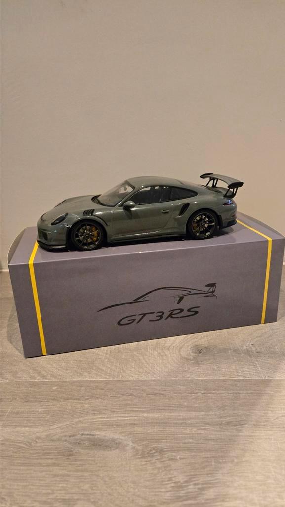 1:18 Minichamps Porsche GT3RS CHINA GREY limited 500, Hobby en Vrije tijd, Modelauto's | 1:18, Zo goed als nieuw, MiniChamps, Ophalen of Verzenden