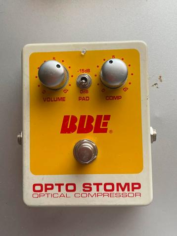 BBE opto stomp (compressor) beschikbaar voor biedingen