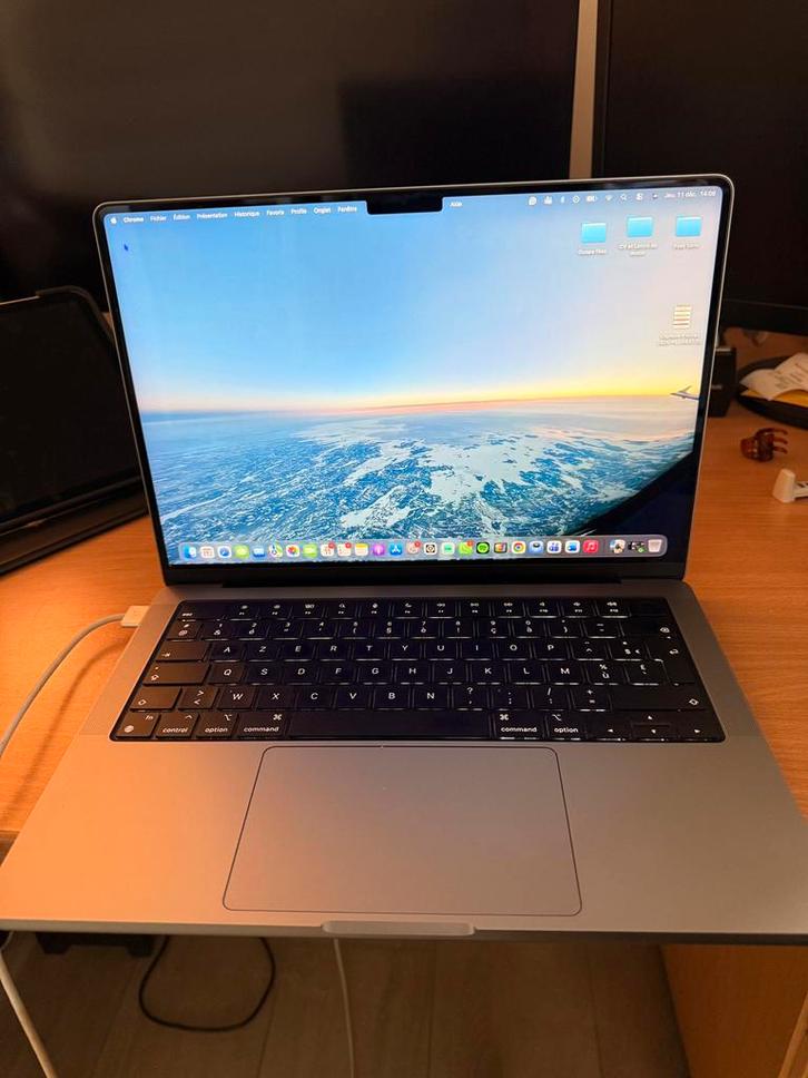 Macbook Pro M1 Pro, Computers en Software, Apple Macbooks, Zo goed als nieuw, MacBook Pro, Overige groottes, 512 GB, 16 GB, Azerty