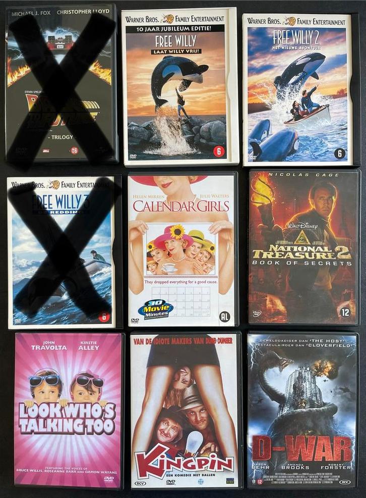 Verschillende DVD’s - 34, Cd's en Dvd's, Dvd's | Actie, Gebruikt, Actie, Ophalen