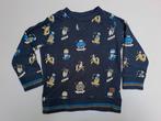 Mt 98 Donkerblauwe sweater skateboardend eten, Kinderen en Baby's, Kinderkleding | Maat 98, Gebruikt, Trui of Vest, Ophalen of Verzenden