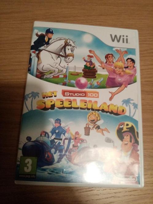 Wii het studio 100 speeleiland, Games en Spelcomputers, Games | Nintendo Wii, Gebruikt, Ophalen of Verzenden