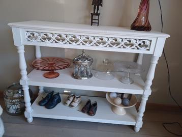 Bijzettafel, Maison & Meubles, Tables | Tables d'appoint, Landelijk, Enlèvement, Utilisé, 75 cm ou plus