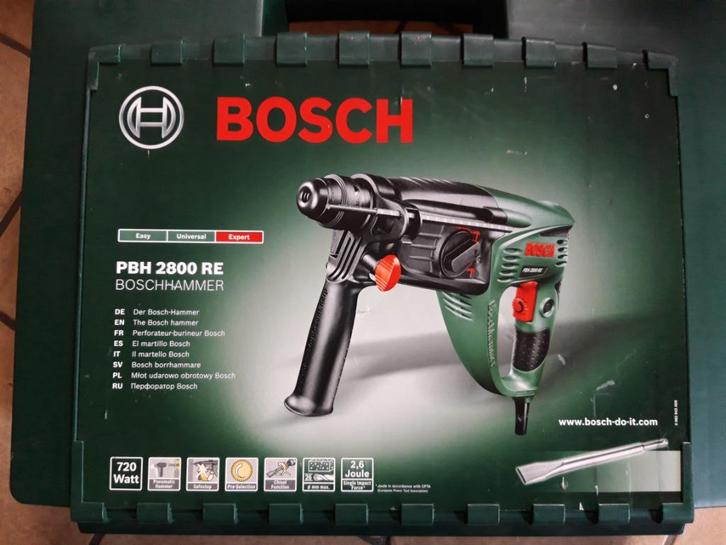 Quasi nieuw Klopboormachine Bosch PBH 2800 RE, Doe-het-zelf en Bouw, Gereedschap | Boormachines, Zo goed als nieuw, Boor- en/of Breekhamer