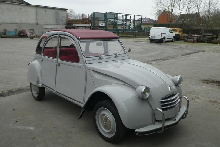 2 cv azam, Auto's, Oldtimers, Particulier, Citroën, Benzine, Cabriolet, 4 deurs, Handgeschakeld, Zilver of Grijs, Overige kleuren