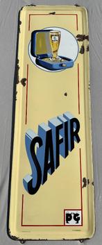 Emaille bord biermerk Safir., Verzamelen, Ophalen of Verzenden, Gebruikt, Reclamebord
