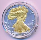 Verenigde staten 1 ounce 2021 in kleur-27, Ophalen of Verzenden, Zilver
