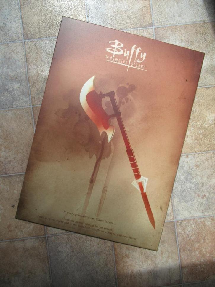 Vampire Slayer, metalen wandplaat, Cd's en Dvd's, Dvd's | Horror, Nieuw in verpakking, Alle leeftijden, Ophalen of Verzenden