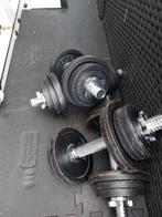 2 jeux d'haltères réglables de 10 kg, Enlèvement, Comme neuf, Bras, Haltère