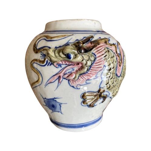 Pot à Gingembre Chinois - Céramique Dragon, Antiquités & Art, Antiquités | Céramique & Poterie, Enlèvement ou Envoi