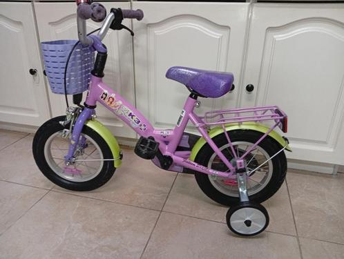 k3 prinsesjes kinderfietsje 12 inch 2-4jaar, Fietsen en Brommers, Fietsen | Kinderfietsjes, Gebruikt, Minder dan 16 inch, Zijwieltjes