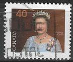 Canada 1990 - Yvert 1169 - Koningin Elisabeth II (ST), Postzegels en Munten, Postzegels | Amerika, Verzenden, Gestempeld
