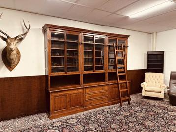 Klassiek Engelse Bibliotheekkast Boekenkast, Enlèvement ou Envoi