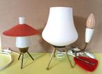 Set van 3 tafellampen jaren '50-'60 Mid Century, Verzamelen, Ophalen of Verzenden, Huis en Inrichting