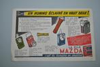 Flyer piles Mazda, Collections, Marques & Objets publicitaires, Utilisé, Envoi