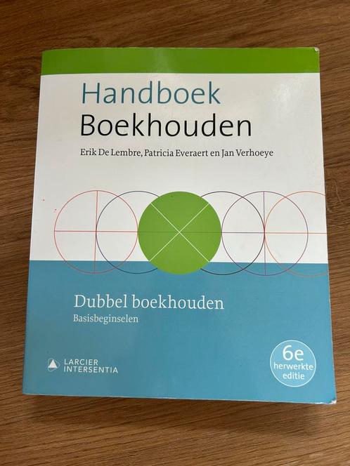Handboek Boekhouden - Dubbel Boekhouden (zesde editie), Boeken, Economie, Management en Marketing, Zo goed als nieuw, Ophalen