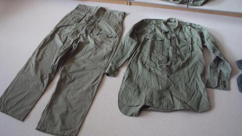 lot ABL jaren 50 hemd en broek, Verzamelen, Militaria | Algemeen, Ophalen of Verzenden