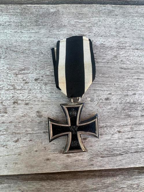 Origineel IJzeren Kruis 2e Klasse Met lint Gemarkeerd “KO”, Verzamelen, Militaria | Tweede Wereldoorlog, Ophalen of Verzenden