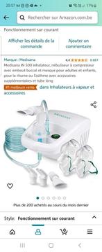 Medisina N 500 inhalator, vernevelaar met mondstuk en, Elektronische apparatuur, Persoonlijke Verzorgingsapparatuur, Zo goed als nieuw
