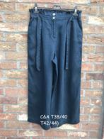 C&A pantalon bleu T38-40 (T42-44) excellent état, C&A, Bleu, Porté, Taille 42/44 (L)