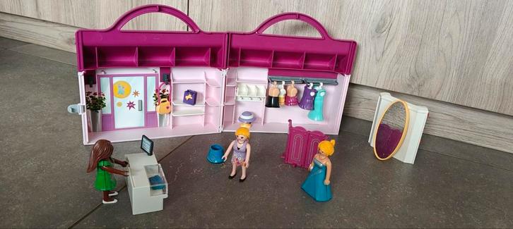 Playmobil fashion girls meeneem fashionshop, Kinderen en Baby's, Speelgoed | Playmobil, Zo goed als nieuw, Ophalen of Verzenden