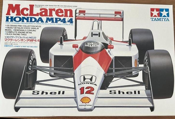 Tamiya McLaren MP 4/4 Honda F1 à l'échelle 1:20, Hobby & Loisirs créatifs, Modélisme | Voitures & Véhicules, Neuf, Voiture, Plus grand que 1:32