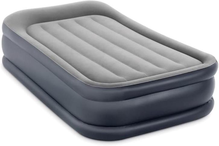Intex Twin Deluxe | luchtmatras | 99 x 191 x 42 cm, Caravans en Kamperen, Luchtbedden, Nieuw, 1-persoons, Ingebouwde pomp, Verzenden
