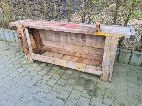 Oude opgekuiste werkbank tv kast keukeneiland badkamermeubel, Doe-het-zelf en Bouw, Werkbanken, Zo goed als nieuw, Ophalen