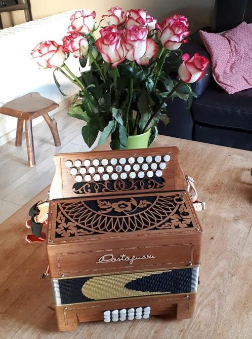 Accordeon Castagnari G/C EVO 18 bassen, Muziek en Instrumenten, Overige Muziek en Instrumenten, Zo goed als nieuw, Ophalen