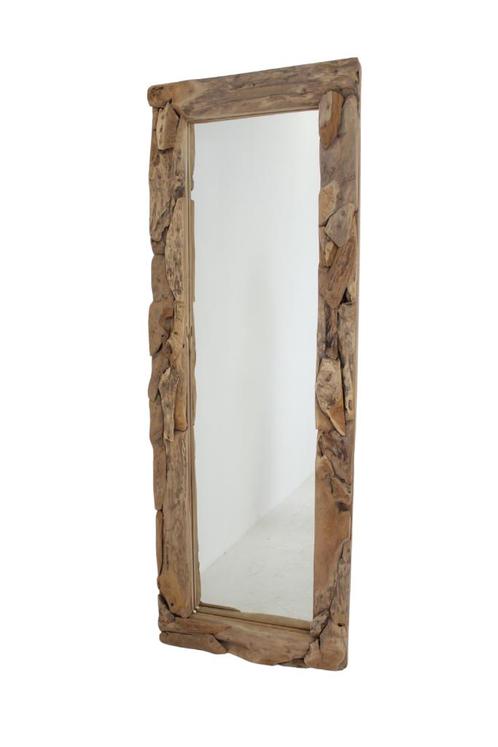 Passpiegel driftwood 200x70, Huis en Inrichting, Woonaccessoires | Spiegels, Nieuw, 50 tot 75 cm, 150 tot 200 cm, Rechthoekig