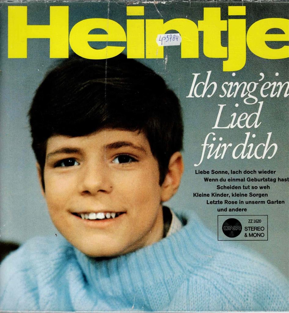 Vinyl, LP   /   Heintje – Ich Sing' Ein Lied Für Dich, Cd's en Dvd's, Vinyl | Overige Vinyl, Overige formaten, Ophalen of Verzenden