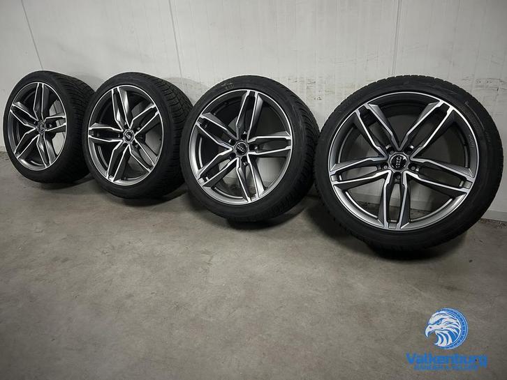 7mm! Audi A6 RS6 look Q3 20 inch zwarte GMP Atom velgen 5x11, Auto-onderdelen, Banden en Velgen, Banden en Velgen, Winterbanden