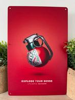 Tabasco metalen wandplaat, Ophalen of Verzenden, Nieuw, Reclamebord